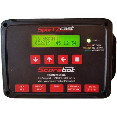 Sportzcast Scorebot 4000 Requires Annual Data Service If Used w The Sportzcast Cloud