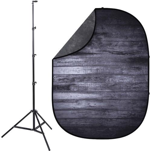 Studio Essentials Pop-Up Reversible Background Kit