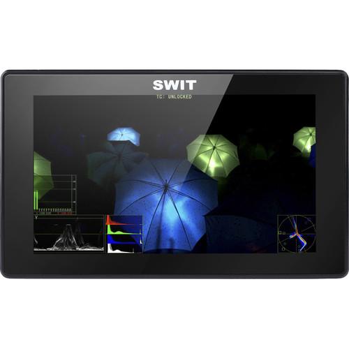 SWIT S-1053F 5.5" Full HD Waveform LCD Monitor with S-7003E Canon LP-E6 Battery Plate