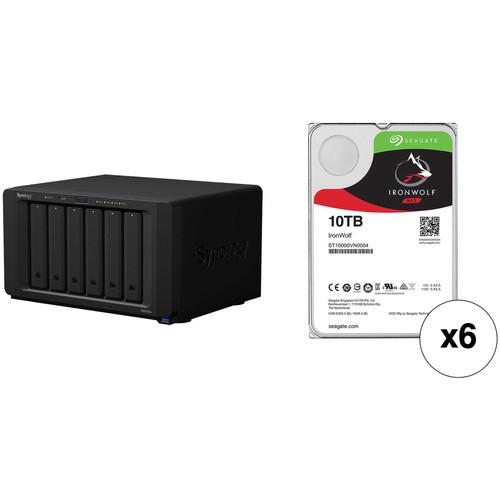 Synology DiskStation 60TB DS3018xs 6-Bay NAS Enclosure Kit with Seagate NAS Drives