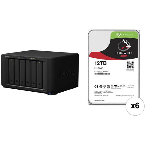 Synology DiskStation 72TB DS3018xs 6-Bay NAS Enclosure Kit with Seagate NAS Drives