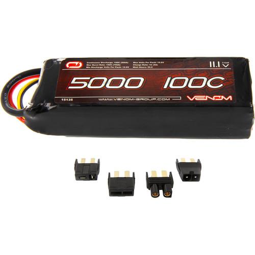 Venom Group Venom 100C 3S 5000mAh 11.1V Lipo Battery With Uni Plug