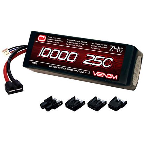 Venom Group Venom 25C 2S 10000mAh 7.4V Lipo Battery With Universal Plug System