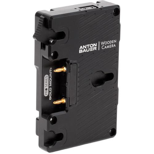 Wooden Camera -WC Pro V-Mount Camera Side To Gold Mount Battery Side Adapter 3X D-Tap And Digital F