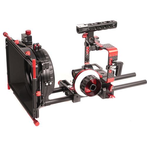 CAME-TV Carbon Fiber Rig Mattebox Follow Focus Kit for Sony a7 Series Cameras