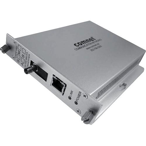 COMNET Multimode 10 100 Mbps Ethernet 1310nm Standard Mount DC-Only Media Converter