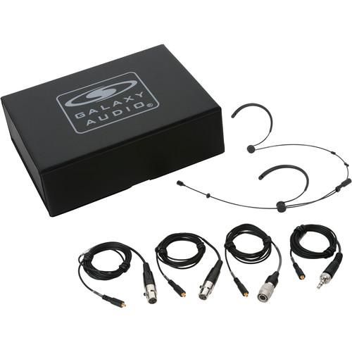 Galaxy Audio HSM3 Dual-Ear Headset Microphone with 4 Cables