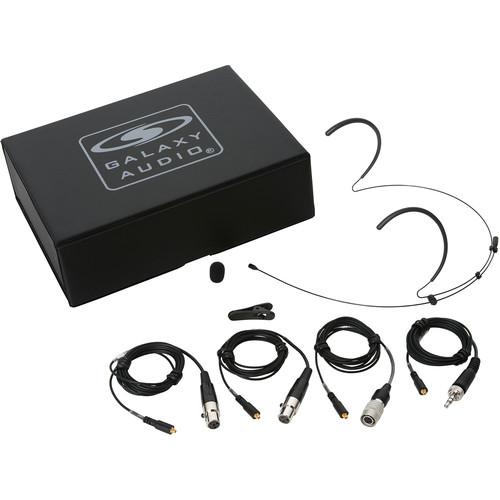 Galaxy Audio HSM8 Dual-Ear Headset Mic with 4 Cables