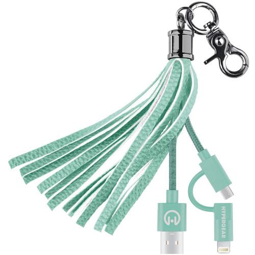 HyperGear Hybrid Charging Cable Tassel Keychain