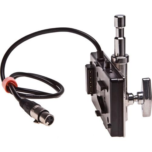 Kino Flo V-Lock Battery Mount with 5 8" Baby Pin and 3-Pin XLR for 26V Dynacore DHB-200 & LITH LH-230 Battery