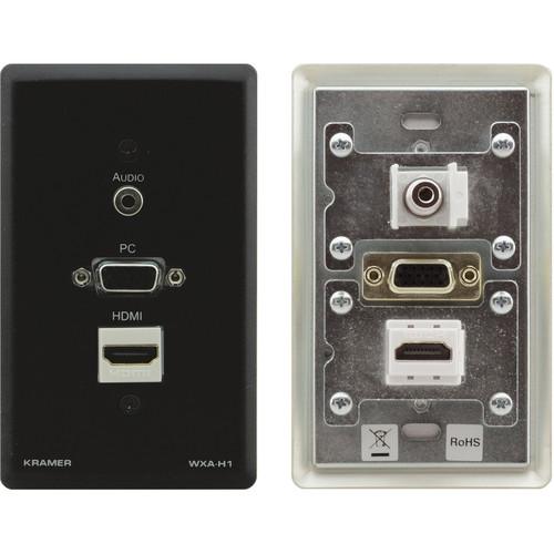 Kramer HDMI, VGA, and 1 8" Audio Wall Plate