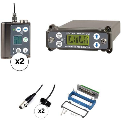Lectrosonics SRc SMWB Dual Transmitter and Receiver with Unislot Camera Mount ENG Kit