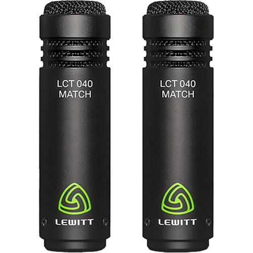 Lewitt LCT 040 MATCH Stereo Pair of Two Small Diaphragm Instrument Condenser Microphones