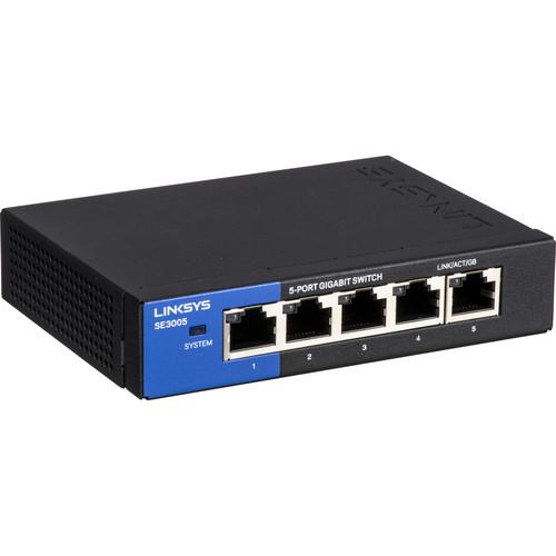 Linksys SE3005 V2 5-Port Gigabit Ethernet Switch