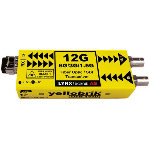 Lynx Technik AG yellobrik 12Gb Single-Mode Fiber Optic SDI Transceiver