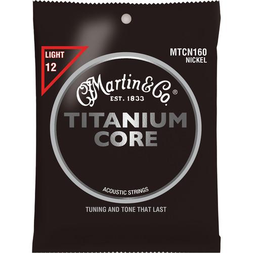 MARTIN Titanium Core Light Gauge Acoustic Guitar Strings