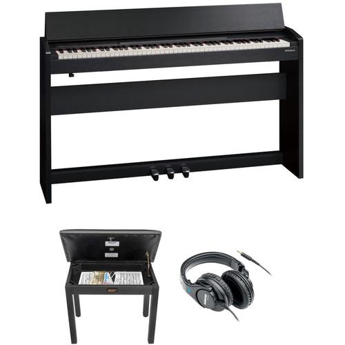Roland F140R Digital Piano with Home Studio Kit