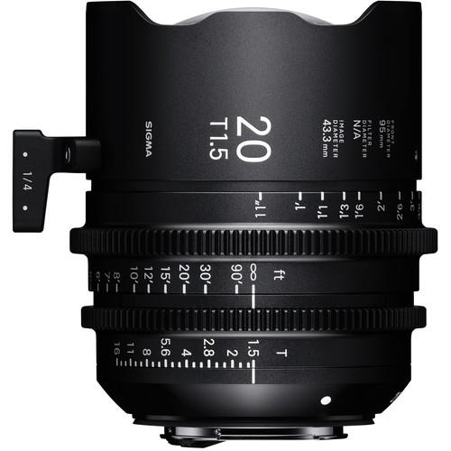 Sigma 20mm T1.5 Fully Luminous FF High-Speed Prime