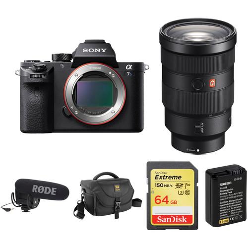 Sony Alpha a7S II Mirrorless Digital Camera with 24-70mm f 2.8 Lens and Rode VideoMic Kit