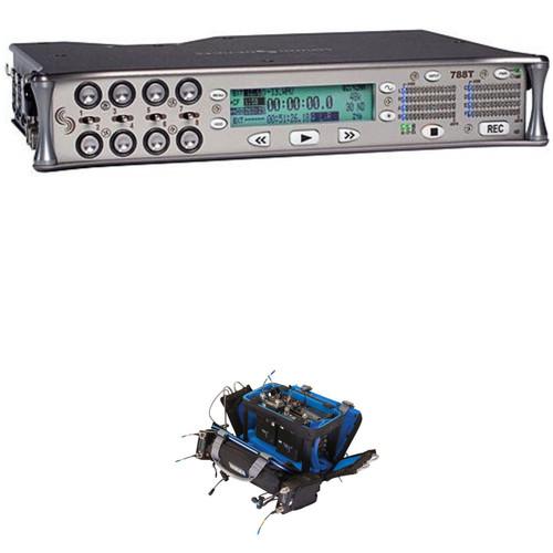 Sound Devices 788T-SSD 8-Input 12-Track Field Recorder with OR-34 Bag Kit