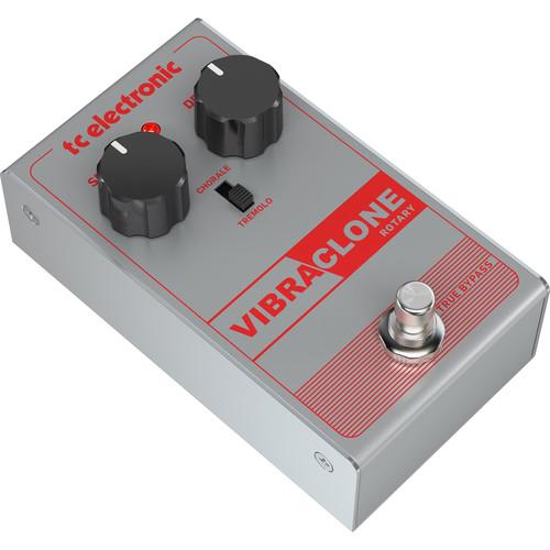 TC Electronic VIBRACLONE Rotating Speaker Emulator Pedal for Electric Guitars