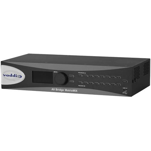 Vaddio AV Bridge MatrixMIX Multipurpose AV Switcher