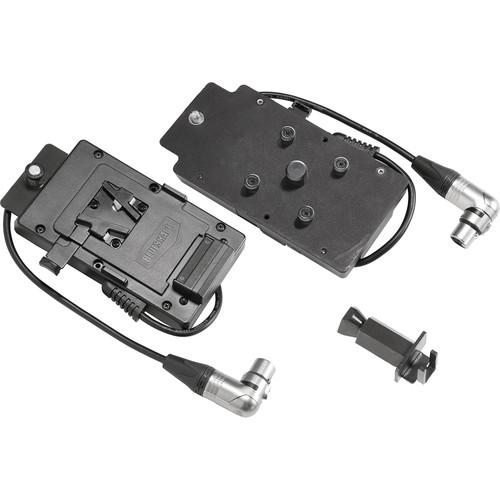 VELVETlight V-Lock to Right-Angled XLR3 Battery Plate for MINI 1 LED Light