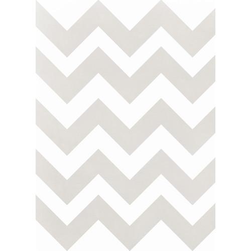 Westcott Pastel Chevron Art Canvas Backdrop with Grommets