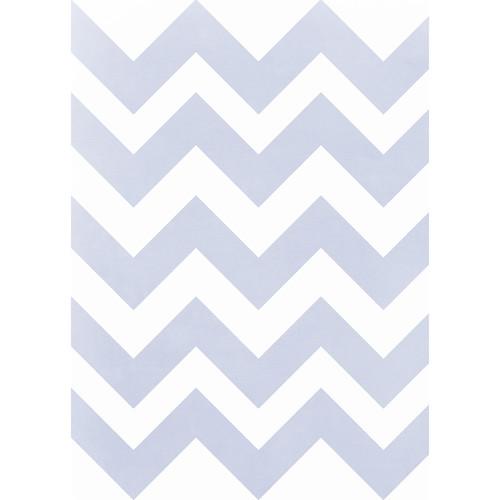 Westcott Pastel Chevron Matte Vinyl Backdrop with Grommets