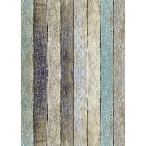 Westcott Rustic Wood Art Canvas Backdrop with Grommets