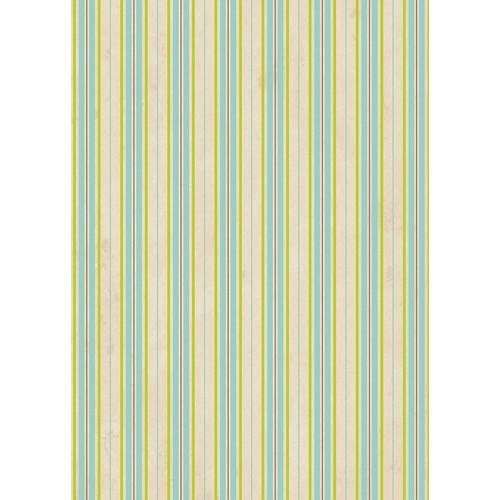 Westcott Striped Wallpaper Art Canvas Backdrop with Grommets