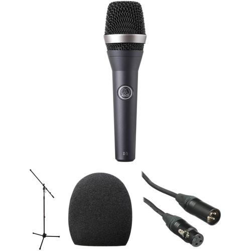 AKG D5 Handheld Vocal Microphone Live Performance Pack
