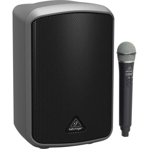 Behringer Europort MPA100BT, Portable 100W Bluetooth Speaker with Wireless Handheld Mic