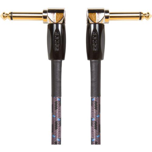 BOSS BIC-1AA Instrument Patch Pedal Cable with Right-Angle 1 4" Connectors