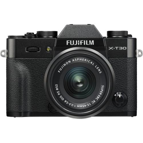 FUJIFILM X-T30 Mirrorless Digital Camera with 15-45mm Lens