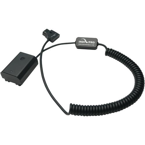 IndiPRO Tools Coiled D-Tap to Sony NP-FZ100 Type Dummy Battery Cable