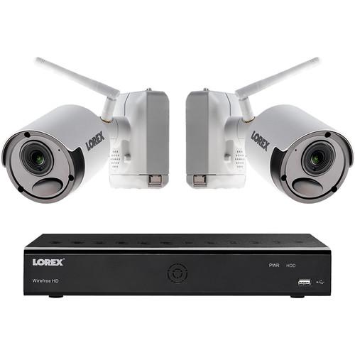 Lorex 6-Channel 1080p DVR with 1TB HDD & 2 1080p Wire-Free Night Vision Bullet Cameras