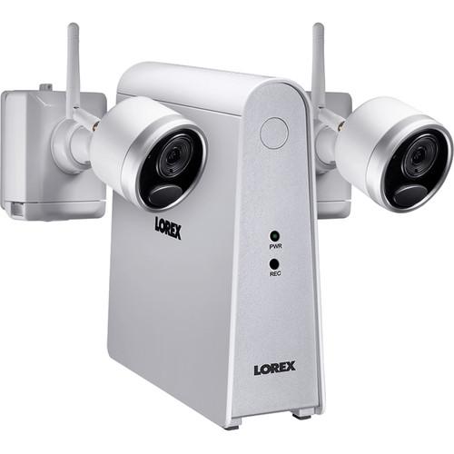 Lorex 6-Channel 1080p DVR with 32GB microSD Card & 2 1080p Wire-Free Night Vision Bullet Cameras