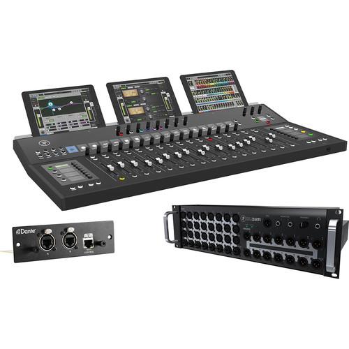 Mackie AXIS Digital Mixing System Install Kit with DL32R, DC16, and DL Dante Expansion