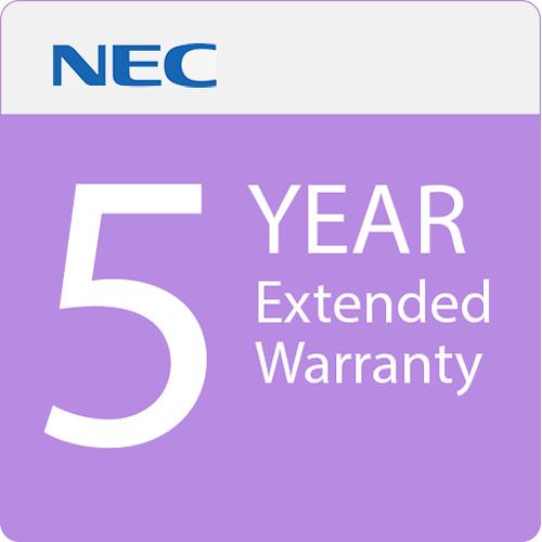 NEC 5-Year Extended Warranty for Select Displays