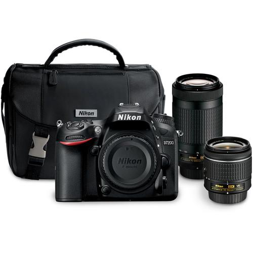 Nikon D7200 DSLR Camera with 18-55mm and 70-300mm Lenses Kit