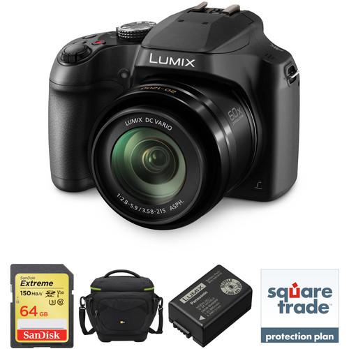 Panasonic Lumix DC-FZ80 Deluxe Digital Camera Kit