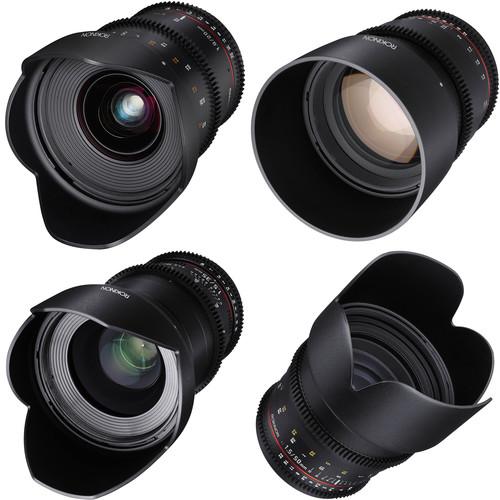 Rokinon 20, 35, 50, 85mm Cine DS Lens Bundle