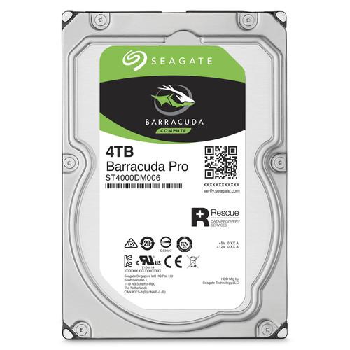 Seagate 4TB BarraCuda Pro 7200 rpm SATA III 3.5" Internal HDD