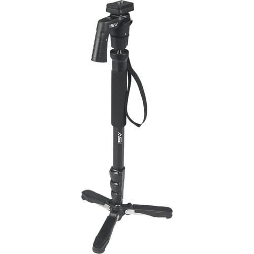 Smith-Victor 58" QuikGrip Monopod with Pistol Grip Ball Head