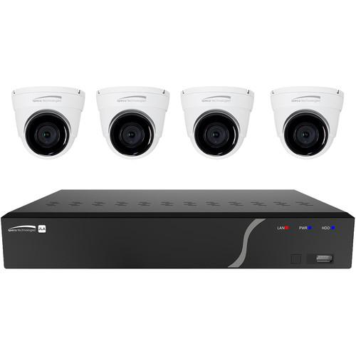 Speco Technologies 4-Channel 5MP NVR with 1TB HDD & 4 5MP Outdoor Network Turret Cameras