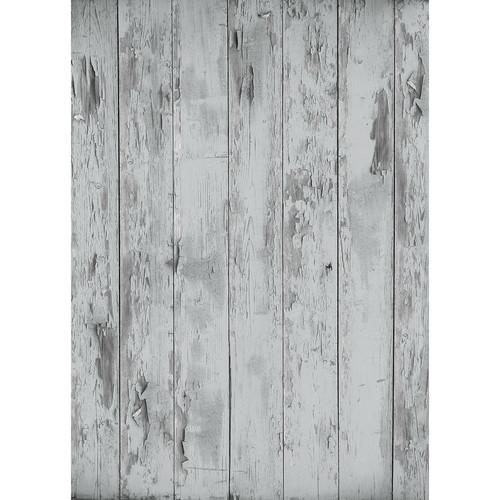 Westcott Distressed Wood Matte Vinyl Backdrop with Grommets