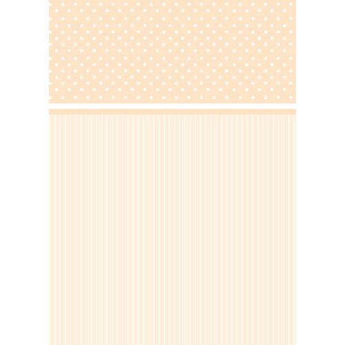Westcott Dots-and-Stripes Art Canvas Backdrop with Grommets