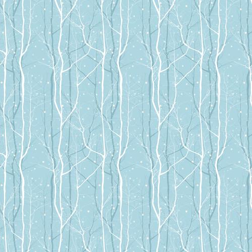 Westcott Winter Trees Art Canvas Backdrop with Hook-and-Loop Attachment