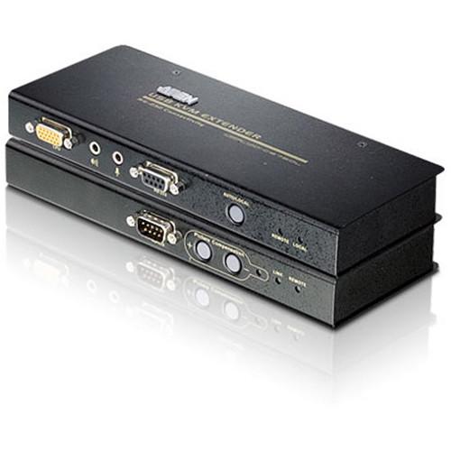 ATEN USB VGA Audio over Cat5 KVM Extender Kit with Serial Support